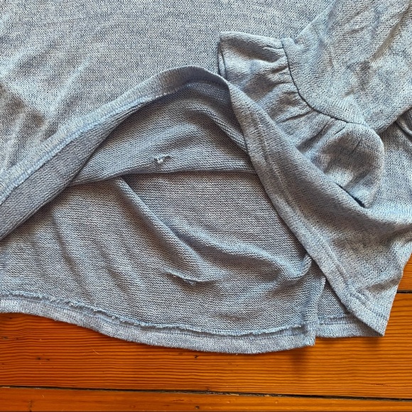 ASOS knit v-neck, baby blue, cute details on sleeves - Picture 11 of 11